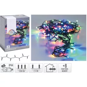   (KAR) KARÁCSONYI FÜZÉR KÜLTÉRI 180LED 13,5M MULTICOLOR 1DB