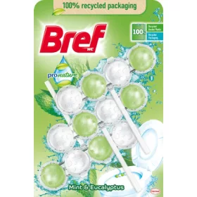 BREF PRONATURE WC FRISSÍTŐ MINT EUCALYPTUS 3X50G