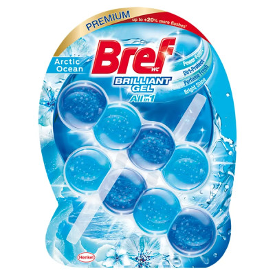 BREF BRILLIANT WC TISZTÍTÓ GÉL OCEAN 2X42G