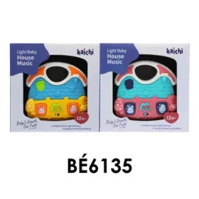 BÉBI ZENÉLŐ HÁZ 2 FÉLE BB6135 1DB