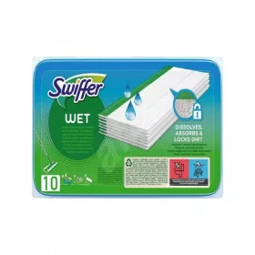 SWIFFER PADLÓTÖRLŐ NEDVES UTÁNTÖLTŐ 10DB