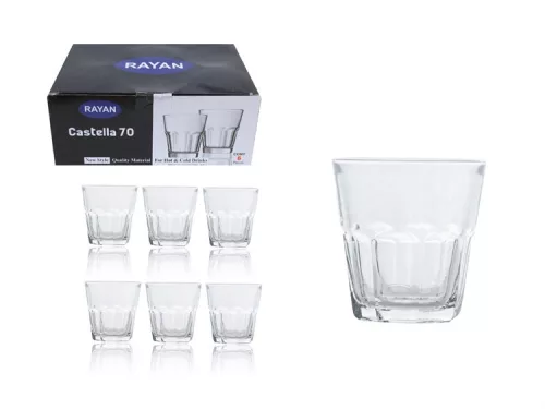 CASABLANCA POHÁR ÜVEG 150ML 6DB