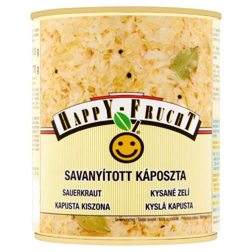 HAPPY FRUCHT SAVANYÍTOTT KÁPOSZTA 810G