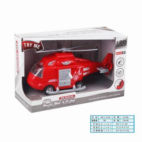 HELIKOPTER HANG FÉNY 23X14CM DOBOZOS JA9566 1DB