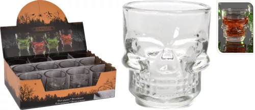 (HALL) HALLOWEEN POHÁR STAMPEDLIS ÜVEGKOPONYA 40ML CD1002700 1DB