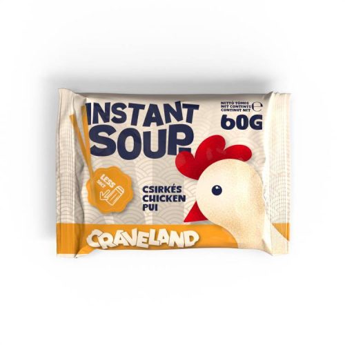 CRAVELAND INSTANT TÉSZTALEVES CSÖKK.SÓ ÉS CUKOR TYÚKHÚS ÍZŰ 60G