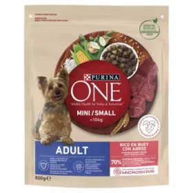 PURINA ONE MINI ADULT KUTYAELEDEL SZÁRAZ MARHA 800G