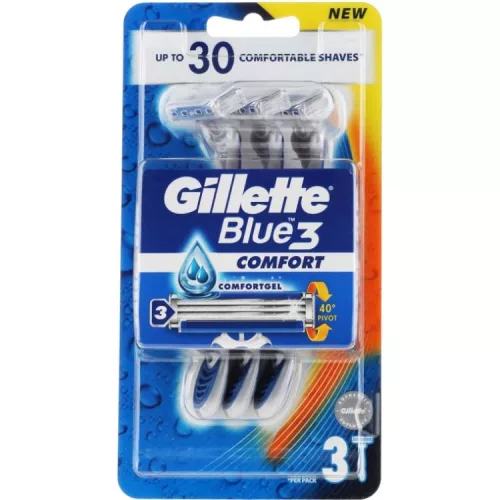 GILLETTE BLUE3 BOROTVA ELDOBHATÓ COMFORT 3DB