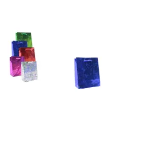   AJÁNDÉKTASAK PAPÍR CSILLOGÓ MINI 6,5X11,5X14,5CM LU-59 1DB