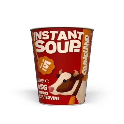 CRAVELAND INSTANT TÉSZTALEVES POHARAS MARHAHÚS ÍZŰ 65G