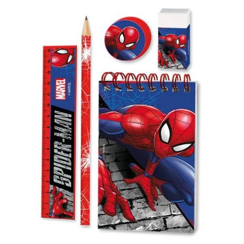 JEGYZETFÜZET+ÍRÓSZER SZETT SPIDERMAN 1DB