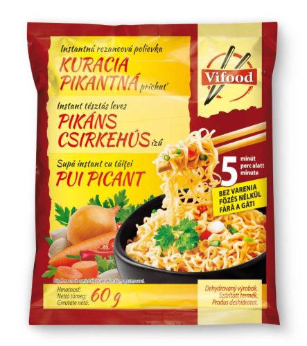 VIFOOD INSTANT LEVES PIKÁNS CSIRKÉS ÍZŰ 60G