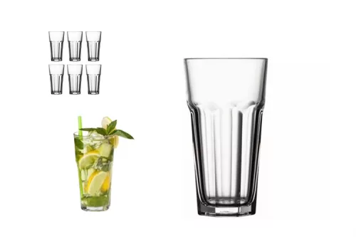 CASABLANCA POHÁR ÜVEG 340ML 6DB