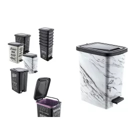 SZEMETES PEDÁLOS DEKOROS SLIM 15L S111-1 1DB