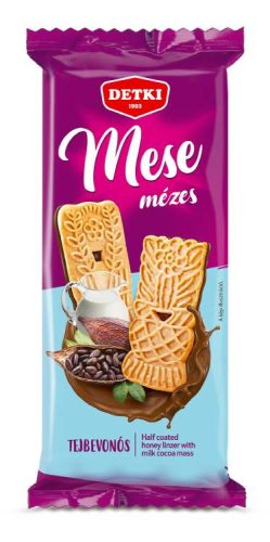 DETKI MESE MÉZES LINZER KAKAÓS TEJBEVONÓVAL 180G