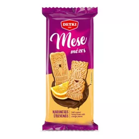  DETKI MESE MÉZES LINZER NARANCSDARABOKKAL KAKAÓS ÉTBEVONÓVAL 180G