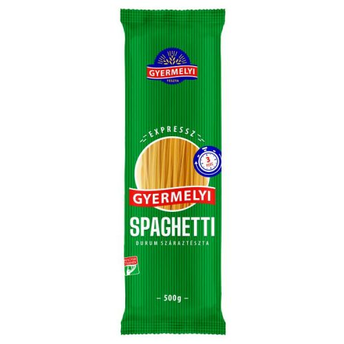 GYERMELYI EXPRESS DURUM TÉSZTA SPAGHETTI 500G