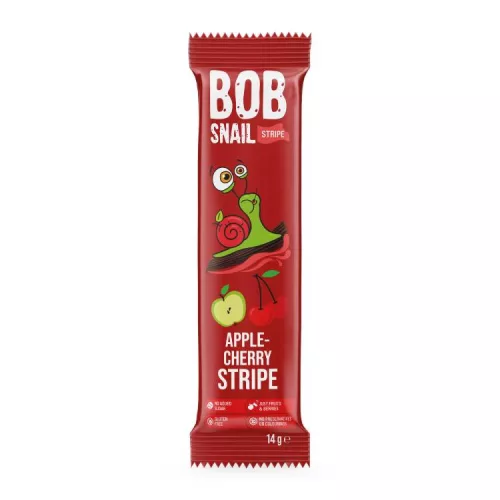 BOB-SNAIL GYÜMÖLCSSZELET ALMA-MEGGY 14G