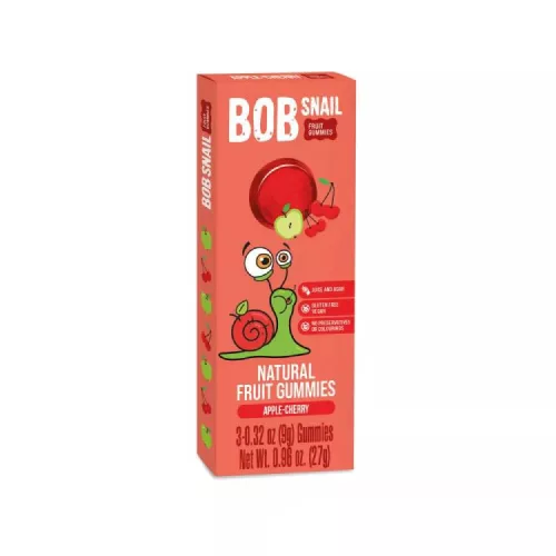 BOB-SNAIL GYÜMÖLCSZSELÉ ALMA-MEGGY 27G