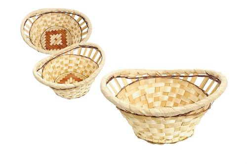 KOSÁR BAMBUSZ CSÓNAK 8-2031 20X15XH6/8CM 1DB