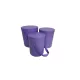PAPÍRDOBOZ AJÁNDÉK-VIRÁG SZETT 100-48/LILA D21XH24CM 3DB 1CS