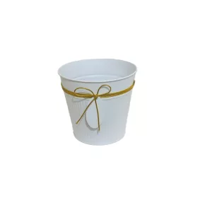 KASPÓ BÁDOG FEHÉR LOGÓVAL 140-B-102/M D16,5XH15CM 1DB