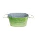 KASPÓ BÁDOG OVÁL ZÖLD 140-B-22-61 20X11XH10,5CM 1DB
