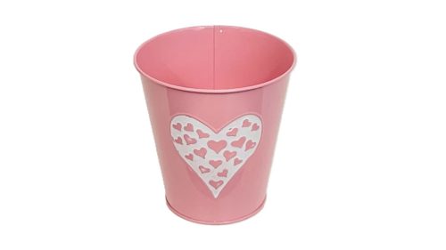 KASPÓ BÁDOG PINK SZÍV A SZÍVBEN 140-B-22-07 D13/9XH13CM 1DB
