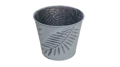 KASPÓ BÁDOG TRÓPUSI SZÜRKE 140-B-100 D14XH12CM 1DB