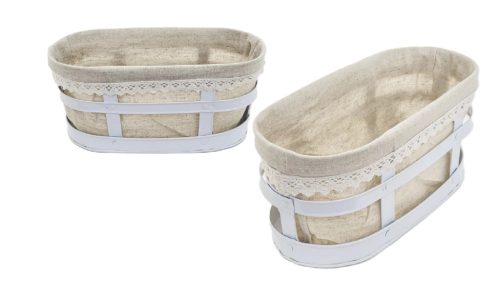 KOSÁR BÁDOG ANYAGBÉLELT 90-22-B39 27X13XH13CM 1DB