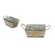 KASPÓ FA BARNA CSIPKÉS MASNIS 232-W-210/M 21X15XH10CM 1DB