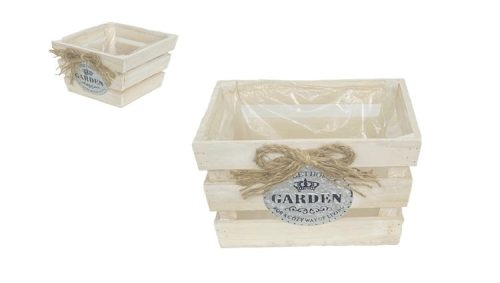 KASPÓ FA KOCKA NATÚR MASNIS 232-W-207/S 15X15XH11CM 1DB