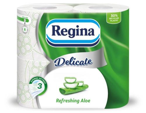 REGINA DELICATE WC PAPÍR ALOE VERA 150 LAP 3 RÉTEGŰ 4TEK