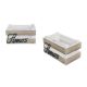 VIRÁGLÁDA MINI FLEURS FELIRATTAL 140-W-500/S 22X12,5XH10,5/H11,5CM 1DB