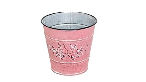 KASPÓ BÁDOG PINK KEREK 140-B-22-81 D13/9XH12CM 1DB