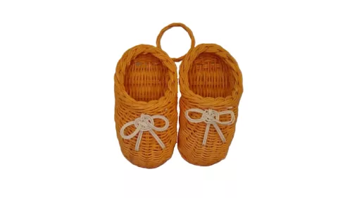 CIPŐ RATTAN NARANCS 38-299 16X16XH7CM 1DB