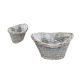 KASPÓ VESSZŐ CSÓNAK SZÜRKE 90-22-40 24X16XH13/16CM 1DB