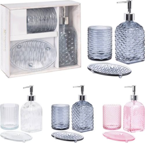 FÜRDŐSZOBA SZETT ÜVEG 3R CF5000600 1DB