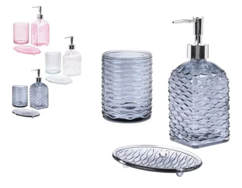 FÜRDŐSZOBA SZETT ÜVEG 3R CF5000600 1DB