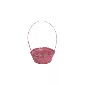   FLORENTIN BAMBUSZ OVÁL ANT.KICSI PIROS 66-22-A/PIROS 25X18XH10/40CM 8/72 1DB