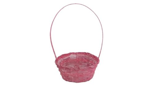 FLORENTIN BAMBUSZ OVÁL ANT.KICSI PIROS 66-22-A/PIROS 25X18XH10/40CM 8/72 1DB