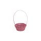 FLORENTIN BAMBUSZ OVÁL ANT.KICSI PIROS 66-22-A/PIROS 25X18XH10/40CM 8/72 1DB