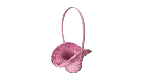 FLORENTIN BAMBUSZ PINK 66-54/PINK 22X17XH13/30CM 8/72 1DB