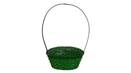 FLORENTIN BAMBUSZ OVÁL ZÖLD 66-2/ZÖLD 30X22XH13/49CM 1DB
