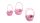 FLORENTIN VESSZŐ PINK S/2 14-641/PINK D23XH10/30CM 2/32 2DB 1CS