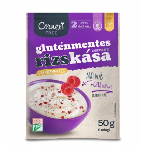 CORNEXI RIZSKÁSA MÁLNÁS CHIAMAGGAL GLUTÉNMENTES 50G
