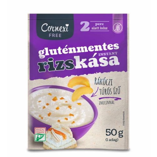CORNEXI RIZSKÁSA RÁKÓCZI TÚRÓS ÍZŰ GLUTÉNMENTES 50G