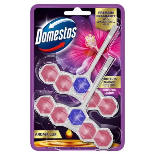 DOMESTOS AROMA LUX WC RÚD HIBISCUS 2X50G