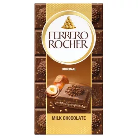 FERRERO ROCHER PRÉMIUM TÁBLÁS CSOKOLÁDÉ MILK 90G