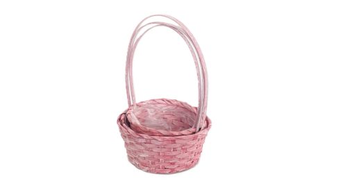 FLORENTIN BAMBUSZ ANTIKOLT PIROS S/3 66-44-A/21X10/36CM 1DB